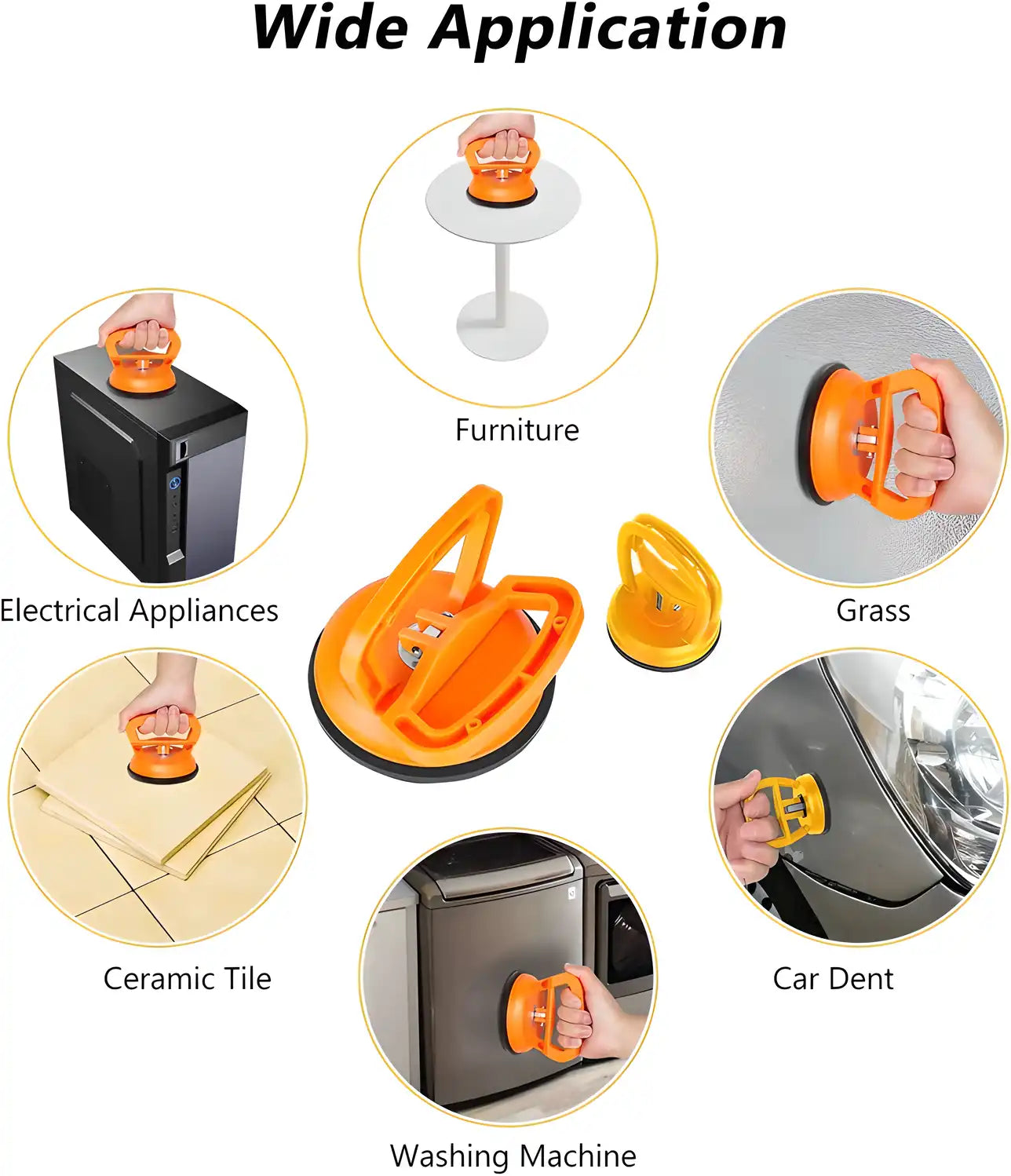 Dent Puller Suction Cup – Effortless Paintless Dent Repair at Home!